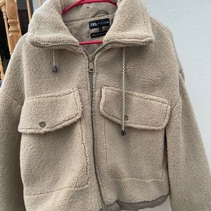 Brown zara jacket!